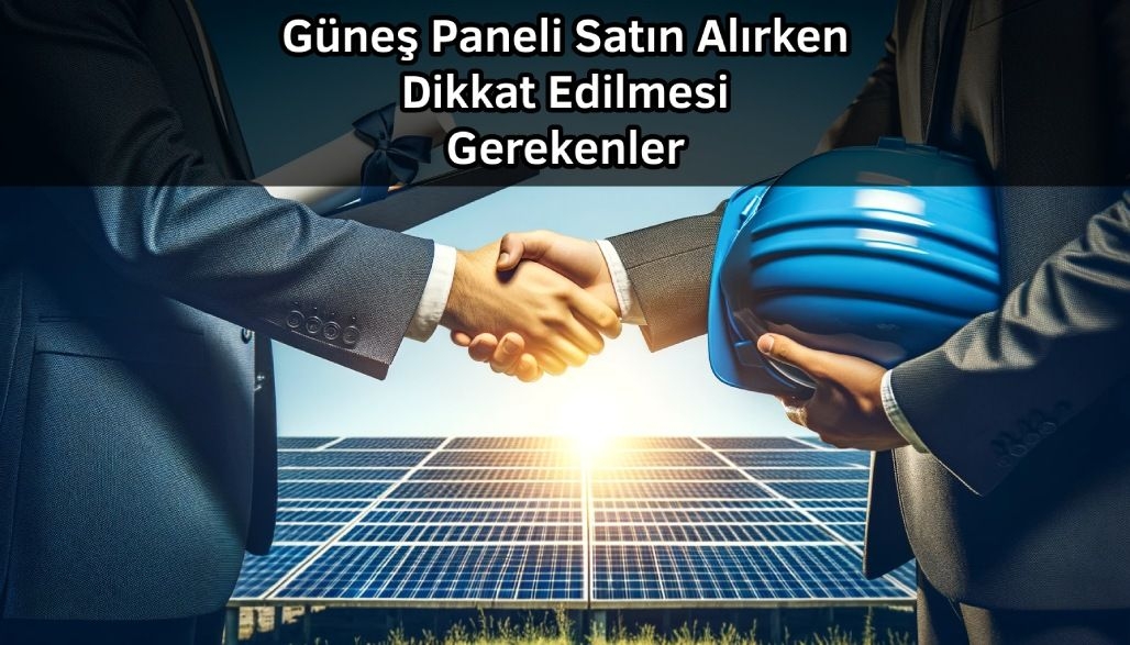 Güneş Paneli Satın Alırken Dikkat Edilmesi Gerekenler Nelerdir?